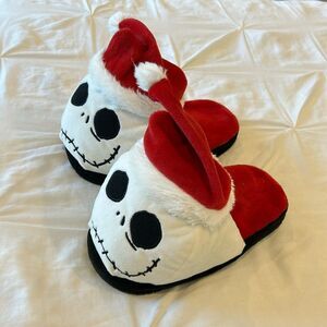 Kids' Jack Skellington The Nightmare Before Christmas Plush Slippers Size L 2-3